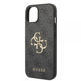 Guess iPhone 14 Plus Skal Big Metal Logo Grå