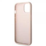 Guess iPhone 14 Plus Skal Big Metal Logo Rosa