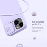 Nillkin iPhone 14 Plus Skal CamShield Silky MagSafe Lila