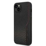 AMG iPhone 14 Plus Skal Carbon Effect Stamped Logo Svart