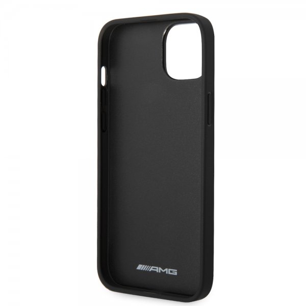 AMG iPhone 14 Plus Skal Carbon Effect Stamped Logo Svart