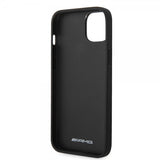AMG iPhone 14 Plus Skal Carbon Effect Stamped Logo Svart