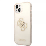 Guess iPhone 14 Plus Skal Full Glitter Guld