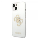Guess iPhone 14 Plus Skal Full Glitter Transparent