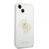 Guess iPhone 14 Plus Skal Full Glitter Transparent