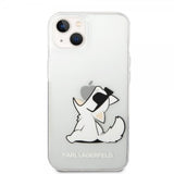 Karl Lagerfeld iPhone 14 Plus Skal Fun Choupette Transparent