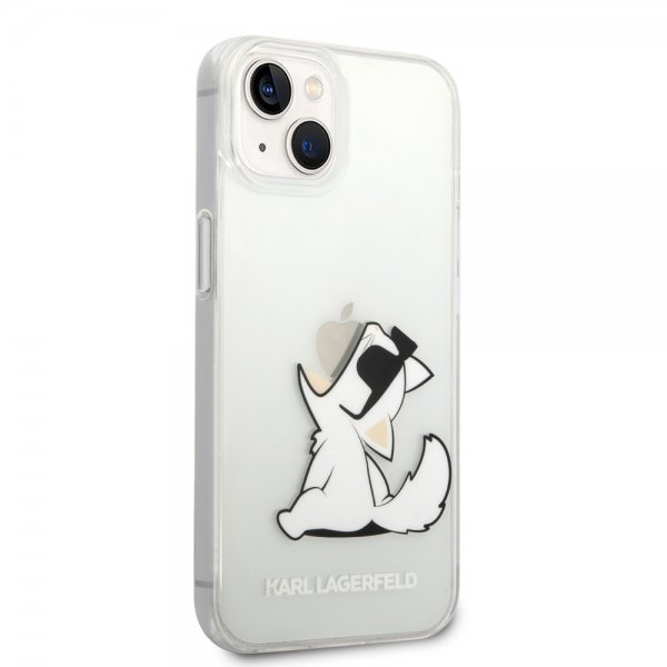 Karl Lagerfeld iPhone 14 Plus Skal Fun Choupette Transparent