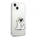 Karl Lagerfeld iPhone 14 Plus Skal Fun Choupette Transparent