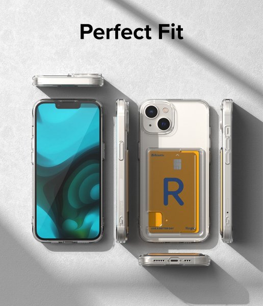 Ringke iPhone 14 Plus Skal Fusion Card Clear