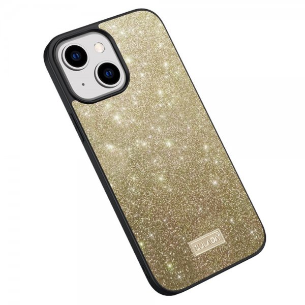 Sulada iPhone 14 Plus Skal Glitter Guld