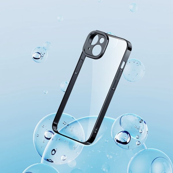 Baseus iPhone 14 Plus Skal Glitter Series Svart