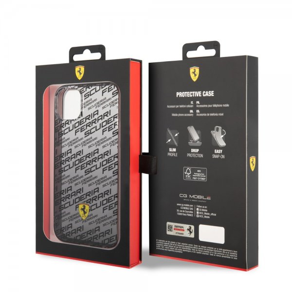 Ferrari iPhone 14 Plus Skal Gradient Scuderia Svart