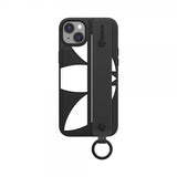 Adidas iPhone 14 Plus Skal Handstrap Case Svart Vit