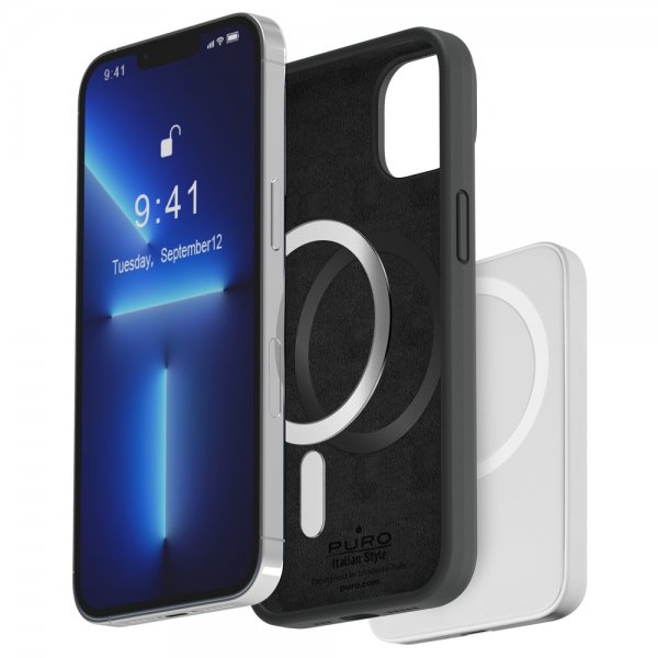 Puro iPhone 14 Plus Skal ICON Mag Svart