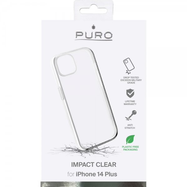 Puro iPhone 14 Plus Skal Impact Clear Transparent