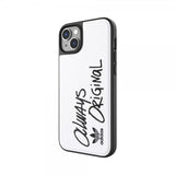 Adidas iPhone 14 Plus Skal Inlay Embroidery Case Vit Svart