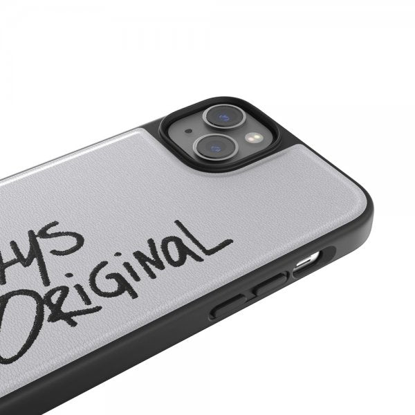 Adidas iPhone 14 Plus Skal Inlay Embroidery Case Vit Svart
