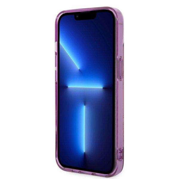 Guess iPhone 14 Plus Skal Jungle Rosa