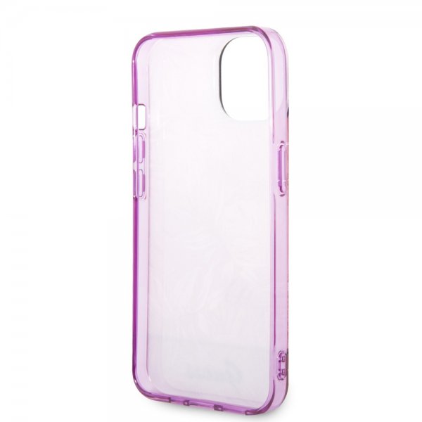 Guess iPhone 14 Plus Skal Jungle Rosa