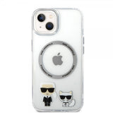 Karl Lagerfeld iPhone 14 Plus Skal Karl & Choupette MagSafe Transparent