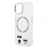 Karl Lagerfeld iPhone 14 Plus Skal Karl & Choupette MagSafe Transparent