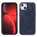 X-Level iPhone 14 Plus Skal Lädertextur Blå