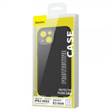 Baseus iPhone 14 Plus Skal Liquid Silica Gel MagSafe Svart