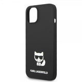 Karl Lagerfeld iPhone 14 Plus Skal Liquid Silicone Choupette Svart