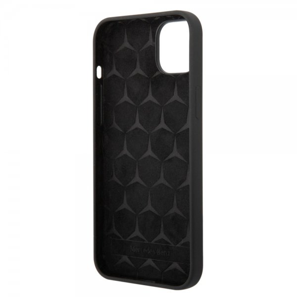 Mercedes Benz iPhone 14 Plus Skal Liquid Silicone Svart