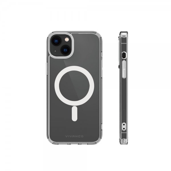 Vivanco iPhone 14 Plus Skal Mag Steady Transparent
