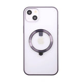 Rvelon iPhone 14 Plus Skal Roterbart MagSafe Stativ Lila