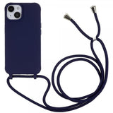 iPhone 14 Plus Skal med Strap Blå