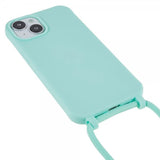 iPhone 14 Plus Skal med Strap Grön