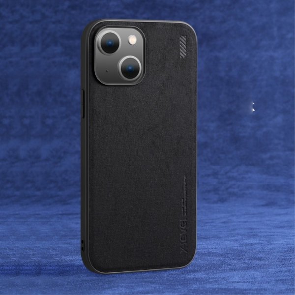 X-Level iPhone 14 Plus Skal Mockatextur Svart