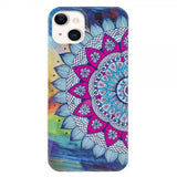 iPhone 14 Plus Skal Motiv Blå Mandala