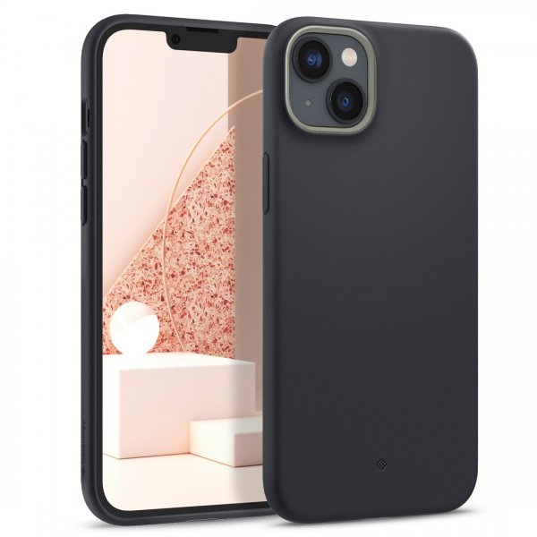 Caseology iPhone 14 Plus Skal med Skärmskydd Nano Pop 360 Black Sesame
