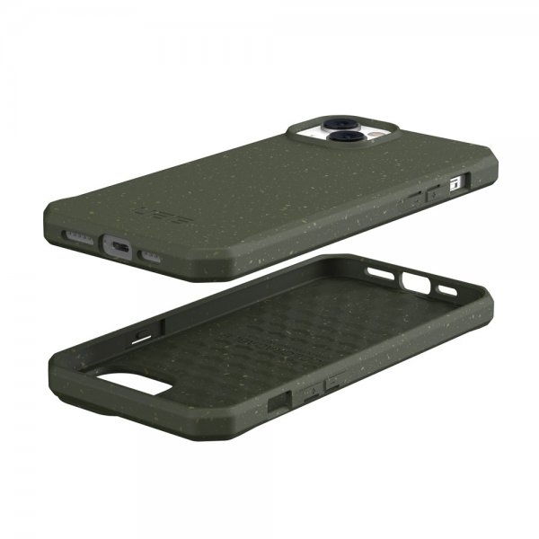 Urban Armor Gear (UAG) iPhone 14 Plus Skal Outback Biodegradable Cover Olive