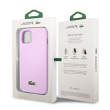Lacoste iPhone 14 Plus Skal Petit Pique Logo Lila