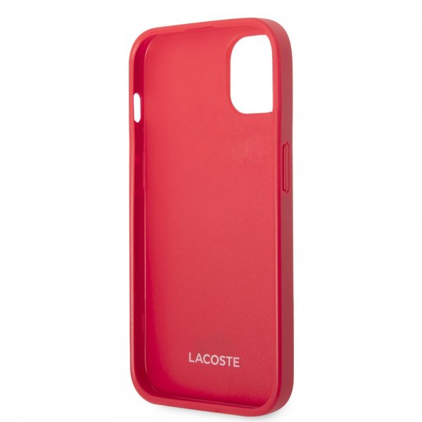 Lacoste iPhone 14 Plus Skal Petit Pique Logo Röd