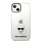 Karl Lagerfeld iPhone 14 Plus Skal Printed Choupette Transparent