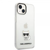 Karl Lagerfeld iPhone 14 Plus Skal Printed Choupette Transparent