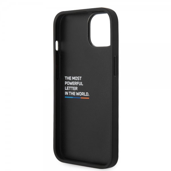BMW iPhone 14 Plus Skal Quilted Svart
