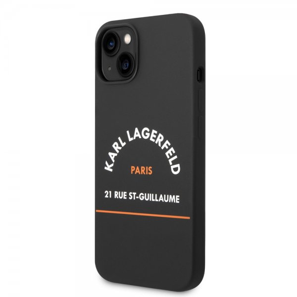 Karl Lagerfeld iPhone 14 Plus Skal Rue St Guillaume Svart