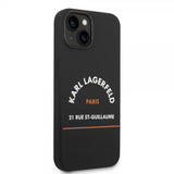 Karl Lagerfeld iPhone 14 Plus Skal Rue St Guillaume Svart