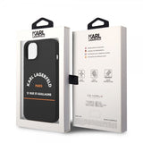 Karl Lagerfeld iPhone 14 Plus Skal Rue St Guillaume Svart