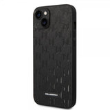 Karl Lagerfeld iPhone 14 Plus Skal Saffiano Monogram Svart