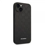 Karl Lagerfeld iPhone 14 Plus Skal Saffiano Monogram Svart
