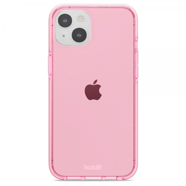 holdit iPhone 14 Plus Skal Seethru Bright Pink