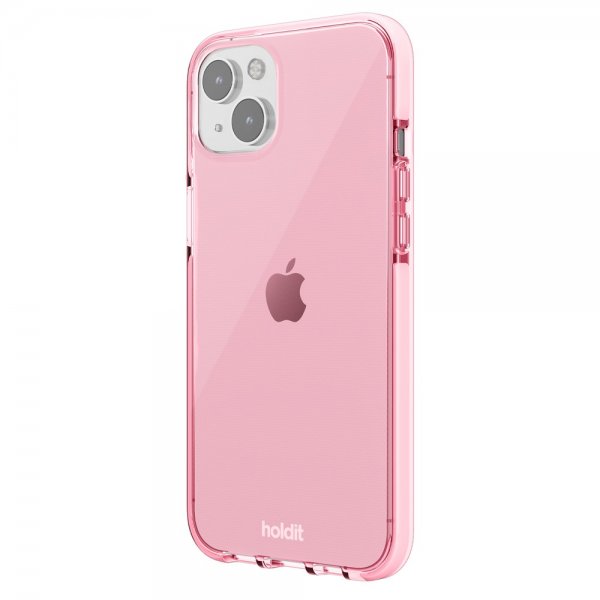holdit iPhone 14 Plus Skal Seethru Bright Pink
