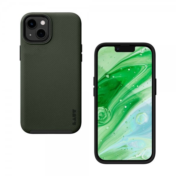 LAUT iPhone 14 Plus Skal Shield Olive